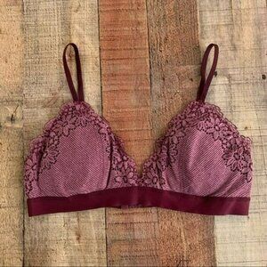 Aerie American eagle purple lace bralette -M